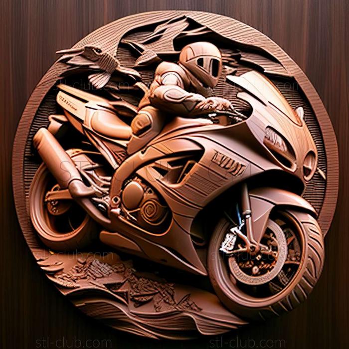 3D модель Suzuki GSX R600 (STL)